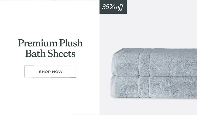 premium plush bath sheets