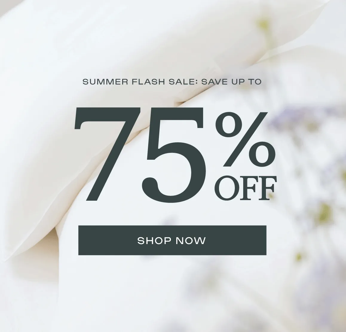 Summer FLASH Sale: Save Up To 75% Off