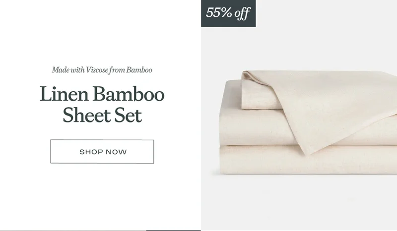 Linen Bamboo Sheet Set up to 55% off