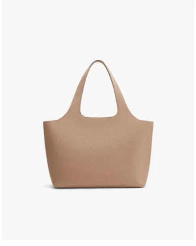 System Zipper Tote 13-Inch Cappuccino