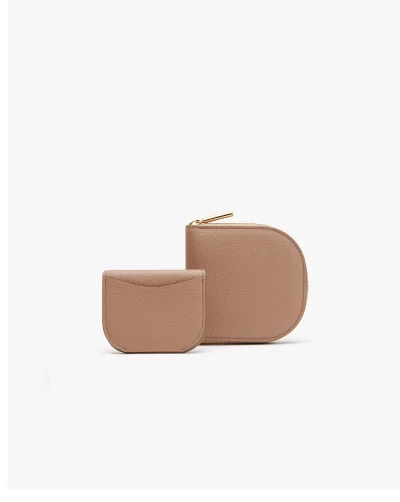Duo Small Zip Wallet Cappuccino