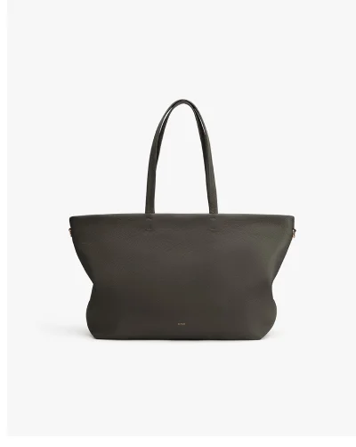Small Easy Zipper Tote Dark Olive