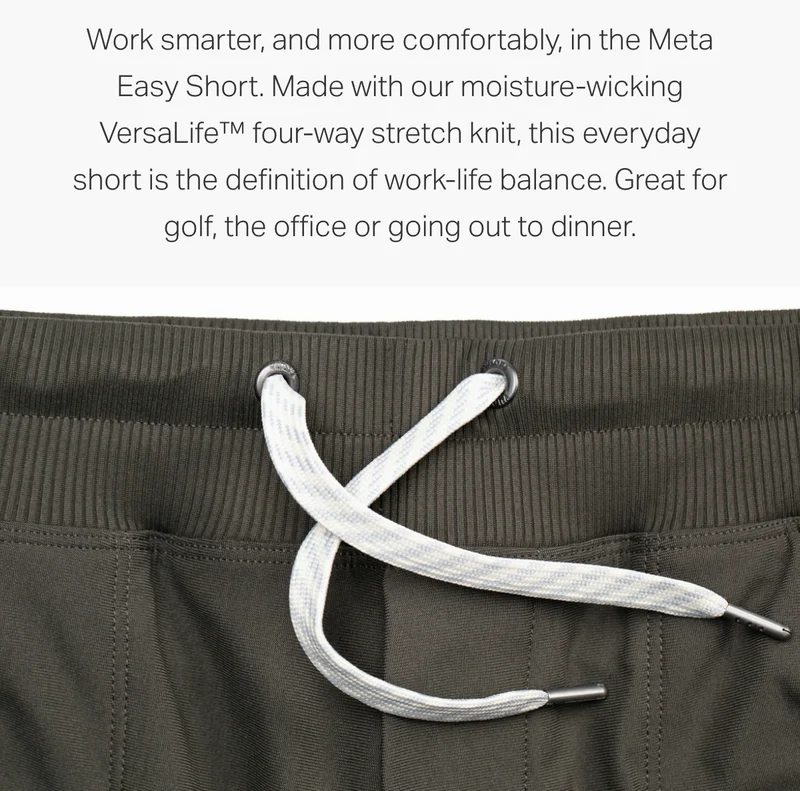 Work smarter, and more comfortable, in the Meta Easy Short.