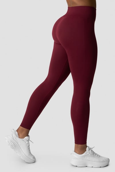 Image of Define Seamless Tights Burgundy