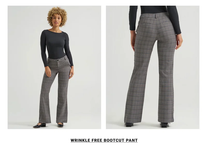Wrinkle Free Bootcut Pant