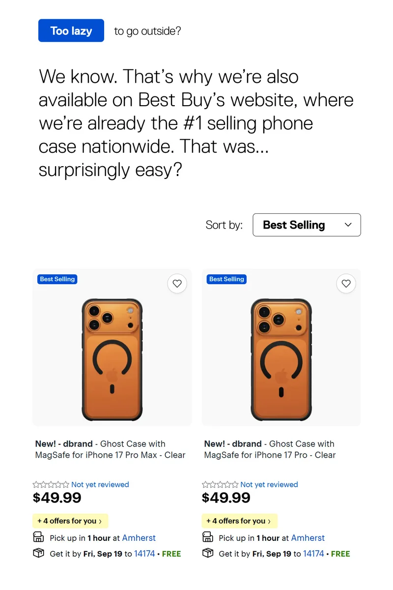 Too lazy to go outside? We know.