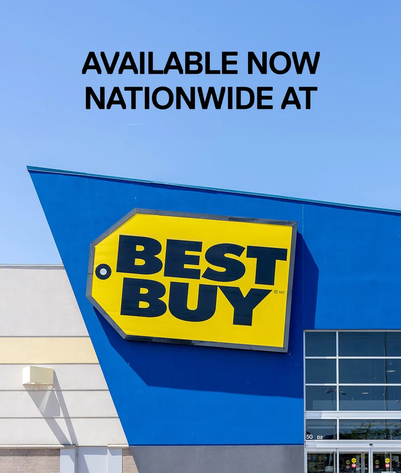 Available now nationwide at Best Buy