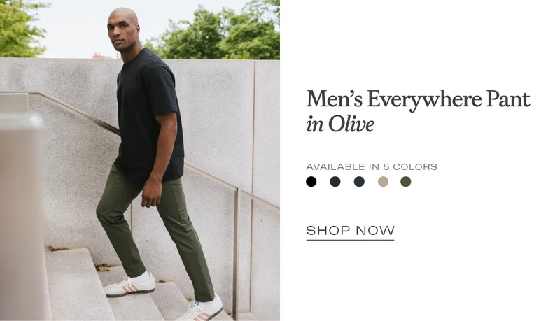 Men's Everywhere Pant in Olive