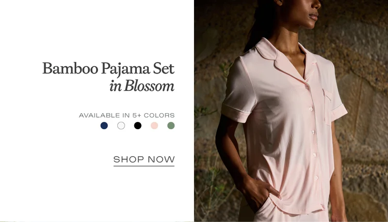 Bamboo Pajama Set in Blossom