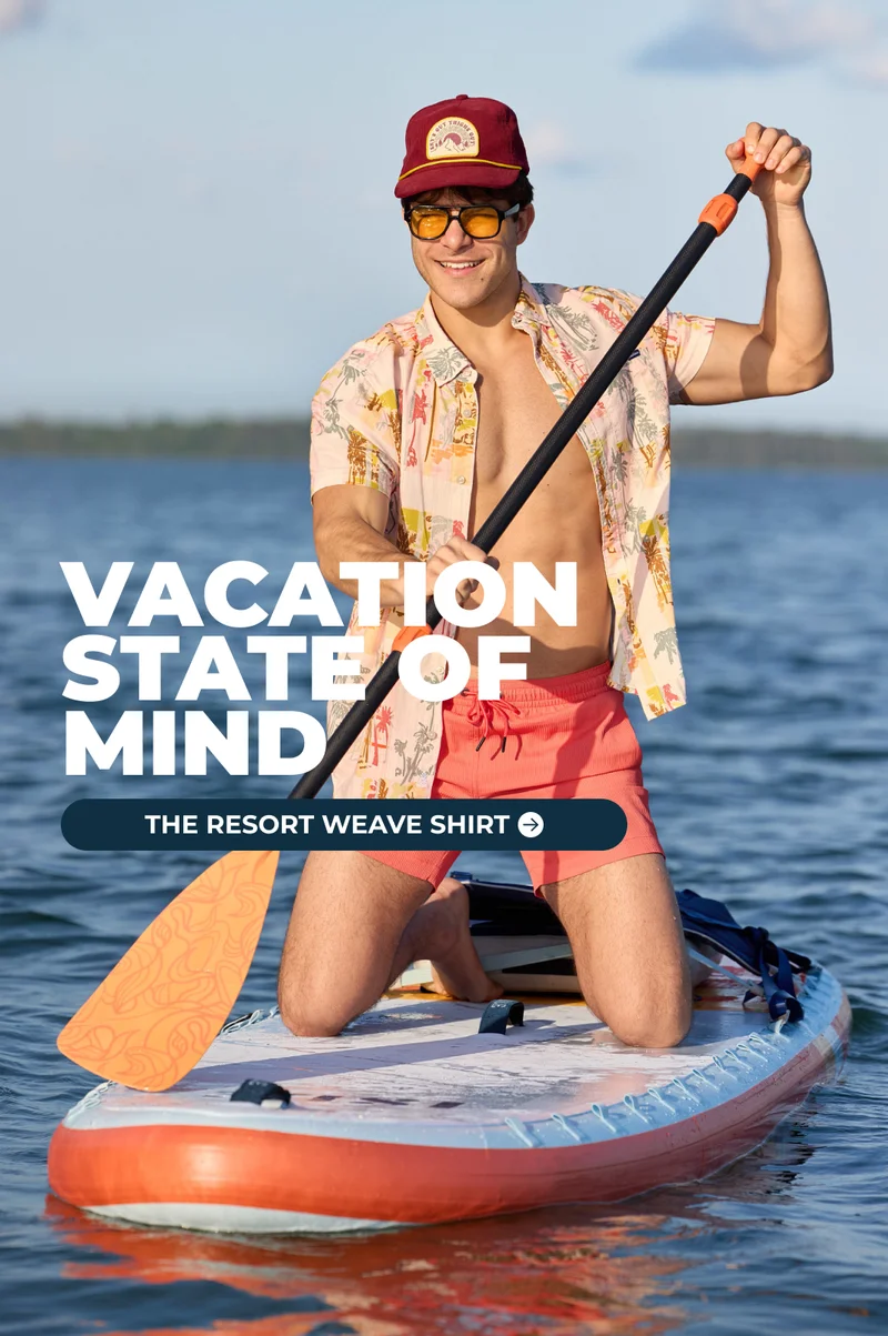 VACATION STATE OF MIND: The Resort Weave Shirt