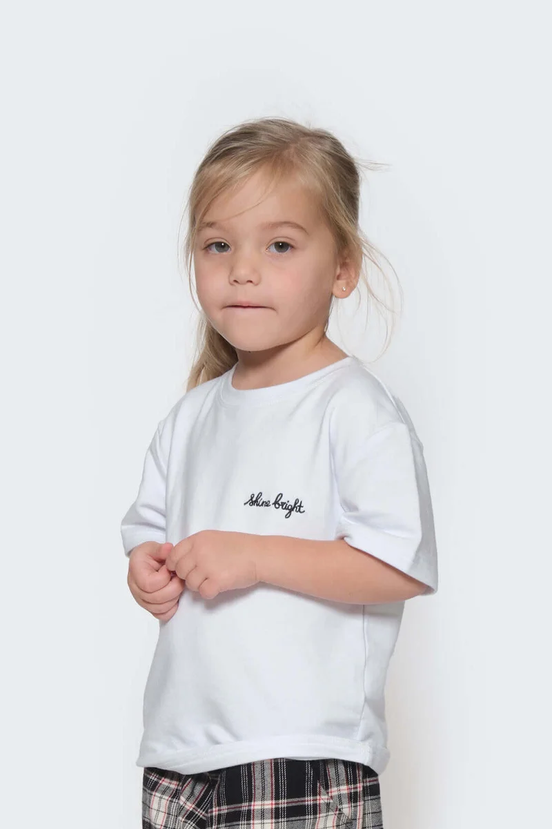 Image of Kids All Day Tee in Bright White
