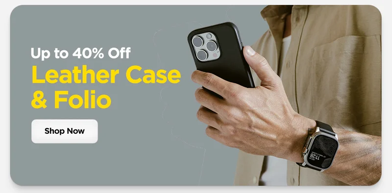 Up to 40% off Leather Case and Folio. Modern Leather Case Black Horween Leather for iPhone 15 Pro with Matching Modern Leather Band for Apple Watch.