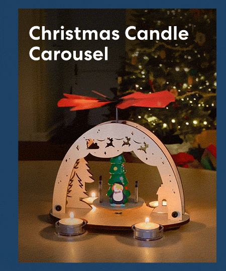 Christmas Candle Carousel