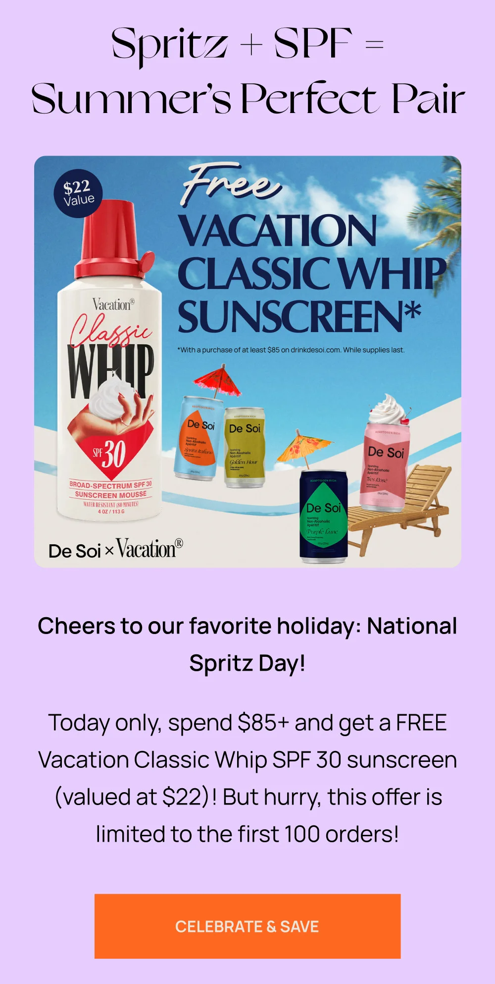 Spritz + SPF = Summer's Perfect Pair
