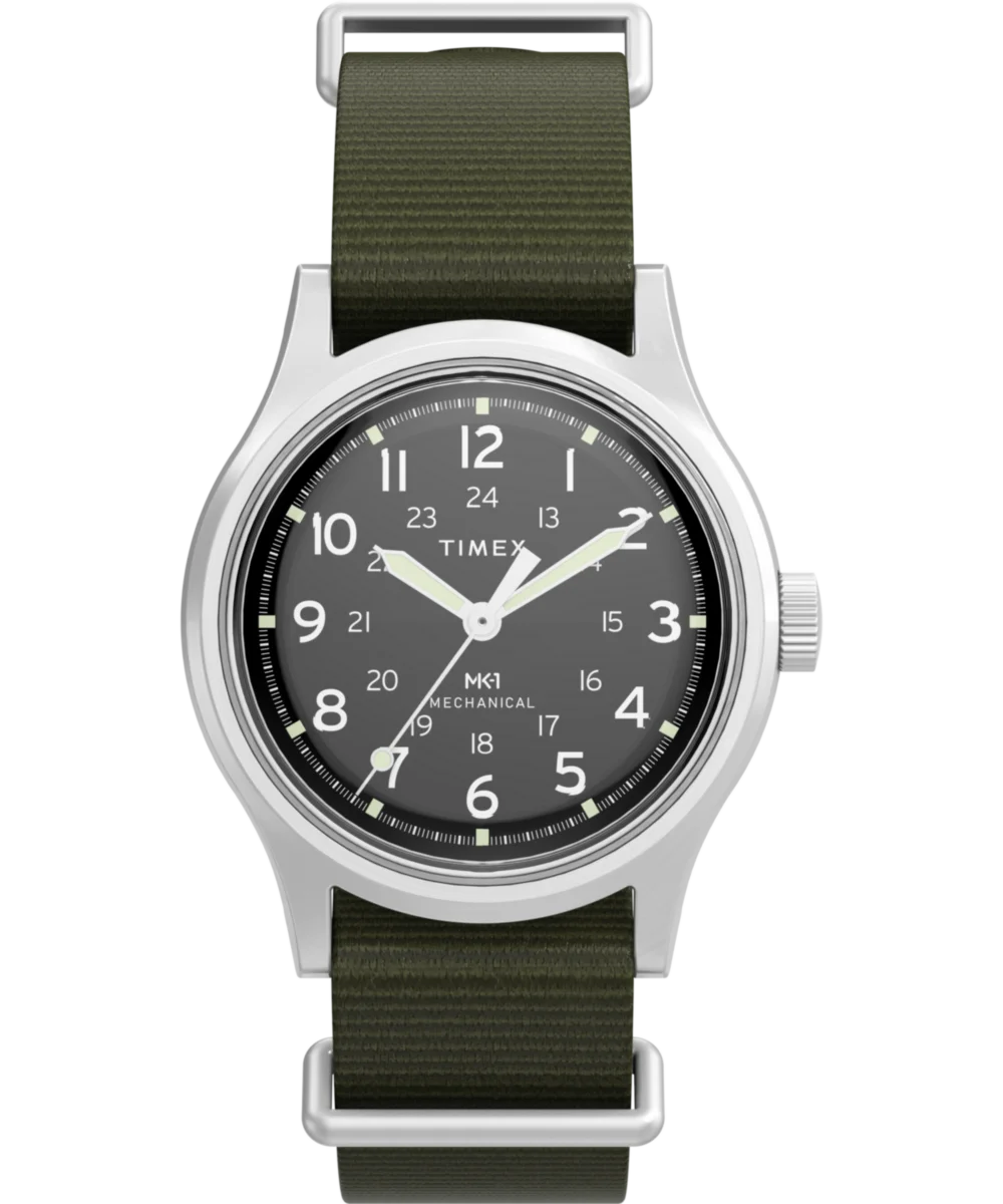 Image of MK1® Hand-Wound 36mm Fabric Strap Watch