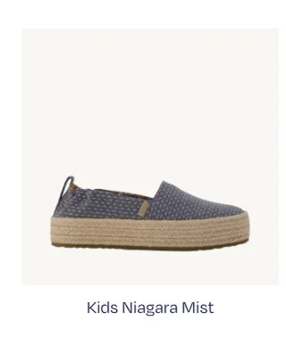 Valencia Platform Kids Espadrille