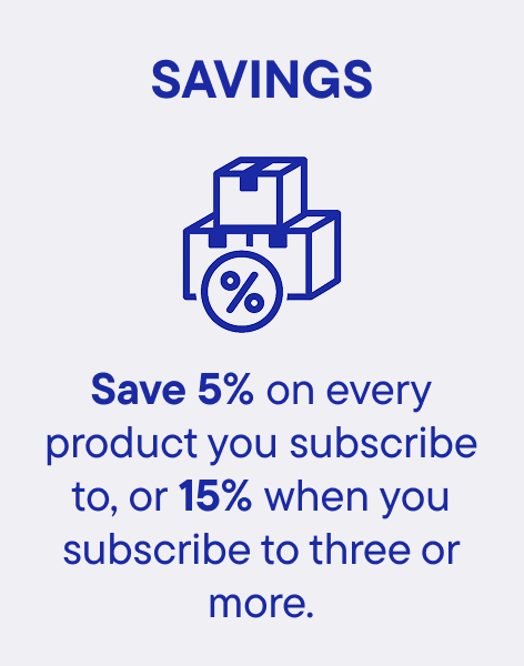 Save 5% on every product