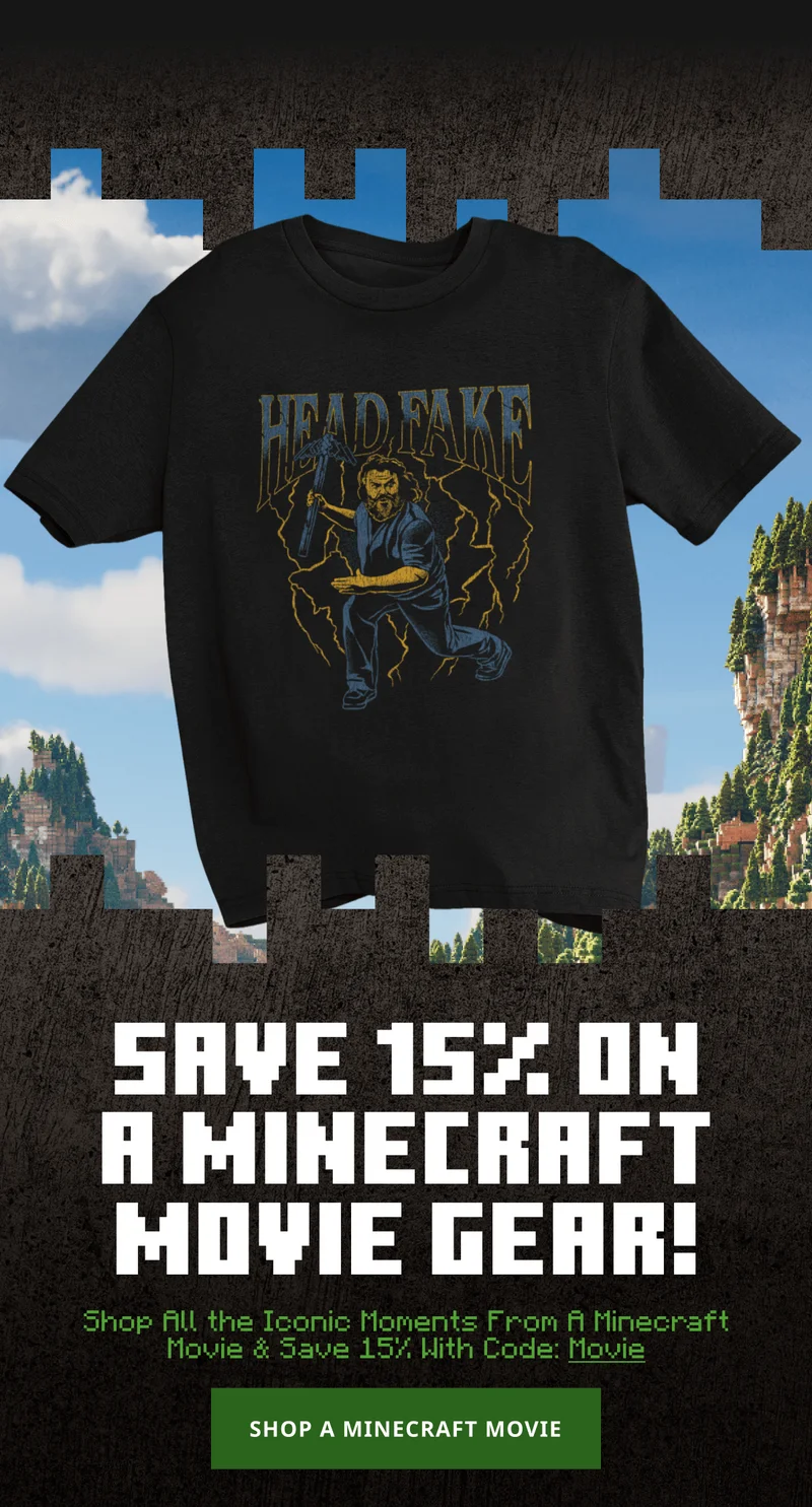SHOP NEW A MINECRAFT discount code GEAR!