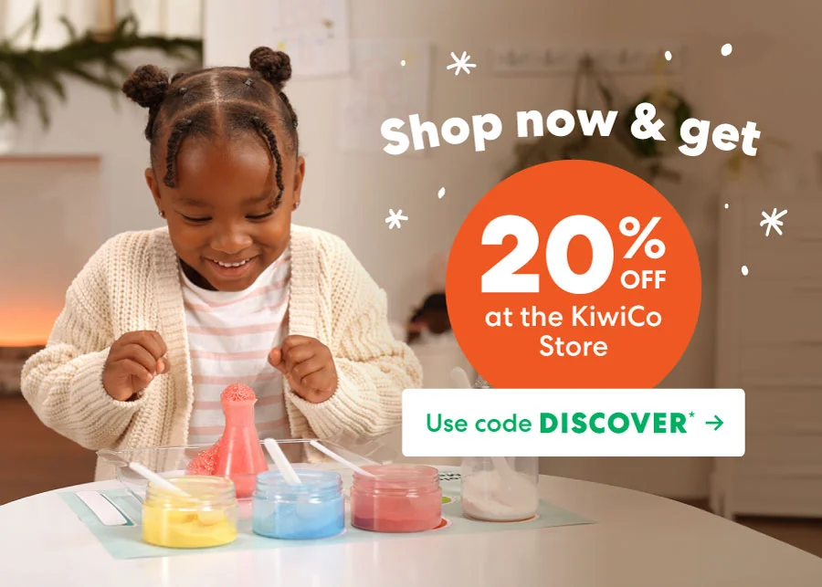 Shop now & get 20% off at the KiwiCo Store!