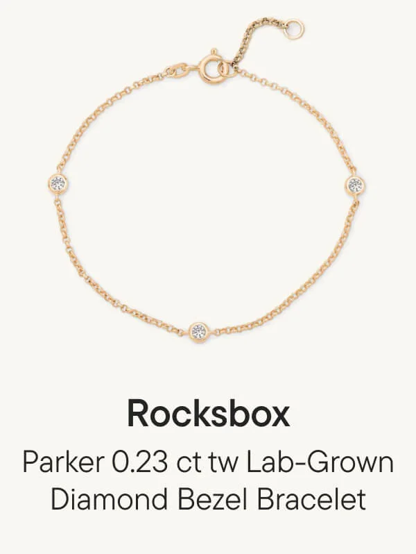 Parker 0.23 ct tw Lab-Grown Diamond Bezel Bracelet