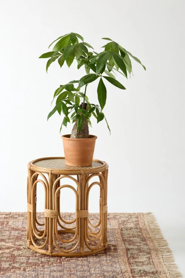 Karoline Round Rattan Side Table
