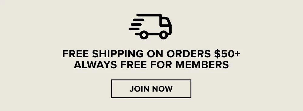 free shipping on orders $50+