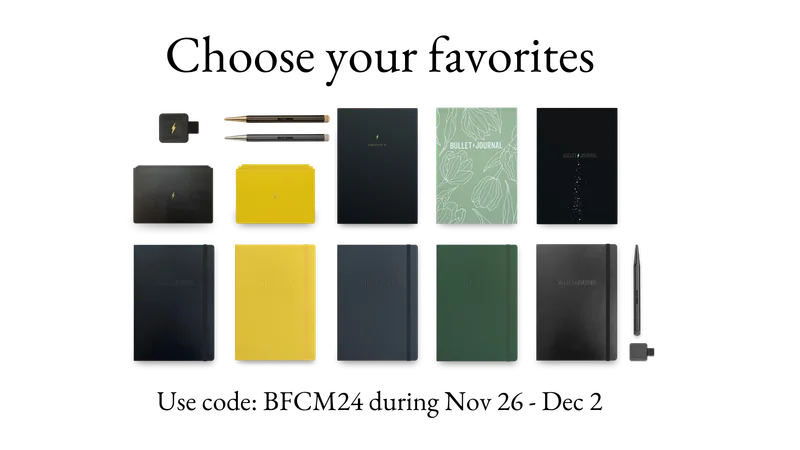 Bujo BFCM – 15% Off
