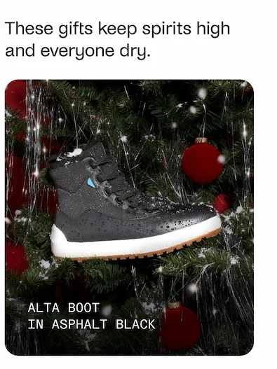 Alta Boot in Asphalt Black