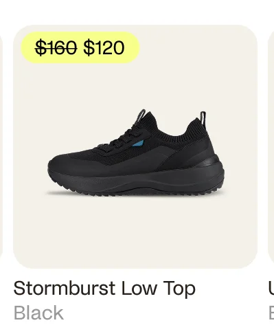 Stormburst Low Top Black