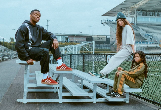 three models wearing Orginals app and footwear