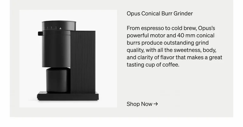 Opus Conical Burr Grinder