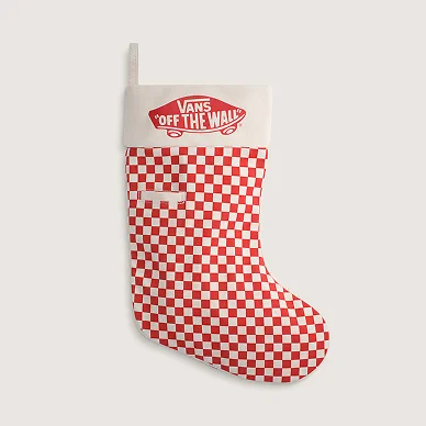 Red Checkerboard Stocking