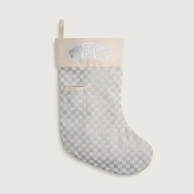 Silver Checkerboard Stocking