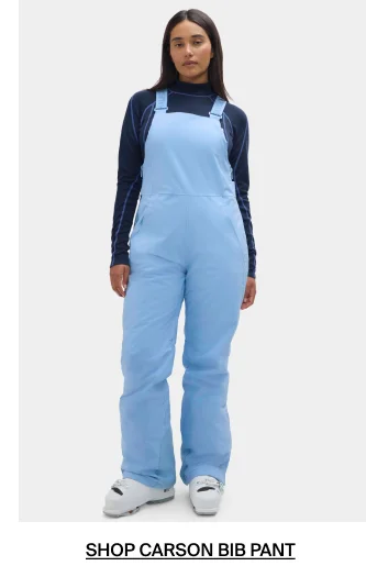 Shop Carson Bib in Forget Me Not