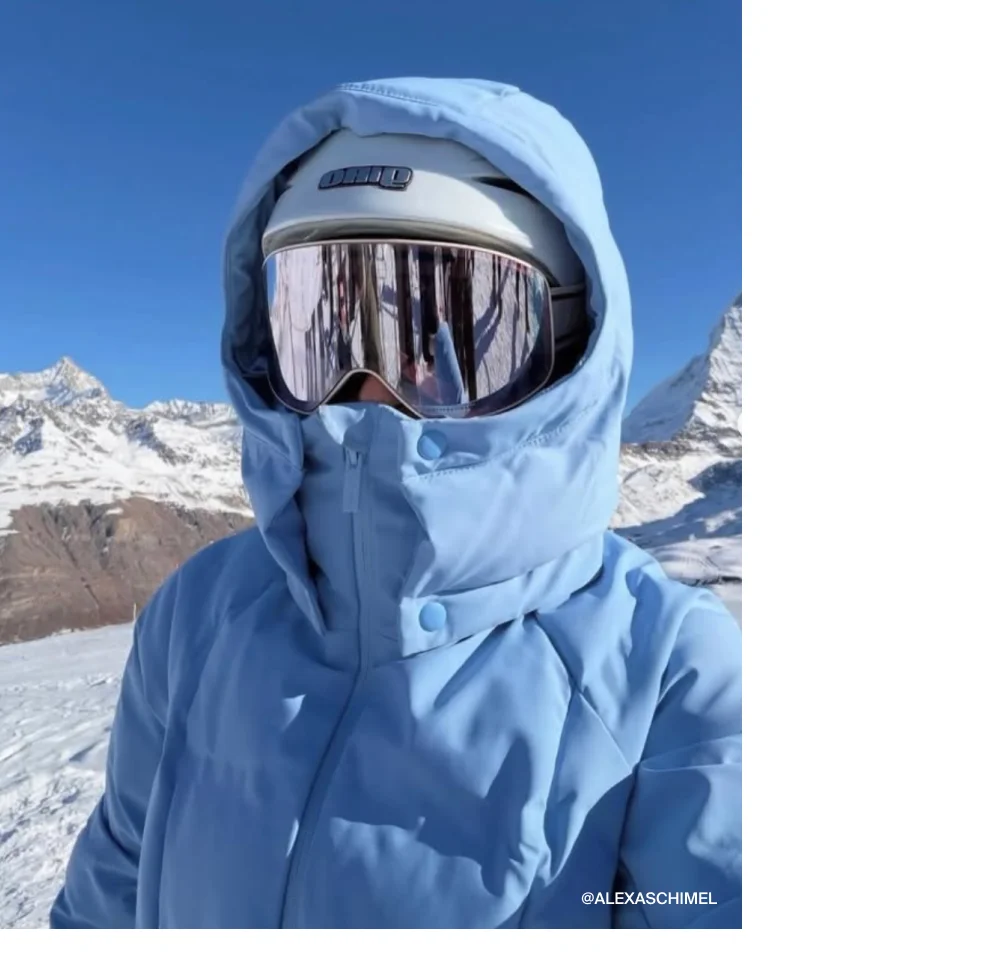 Shop Georgie Puffer in Forget Me Not