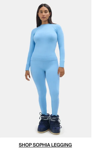 Shop Sophia Legging in Forget Me Not