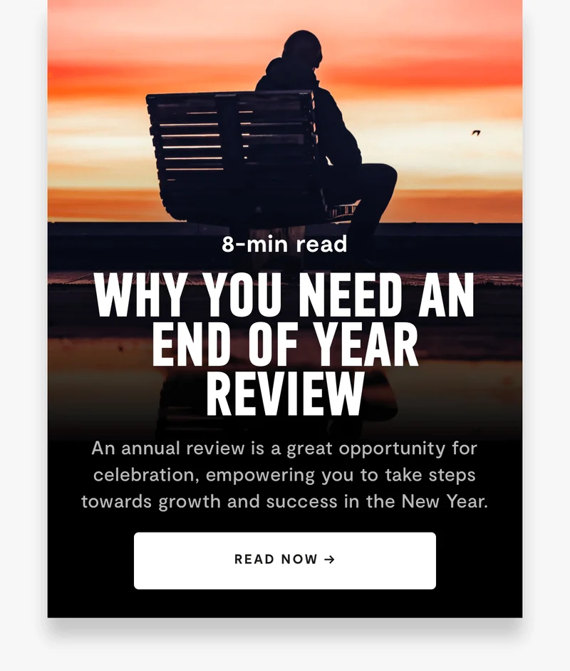 Why You Need An End Of The Year Review