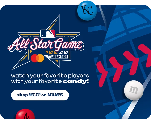 SHOP MLB ON M&M'S