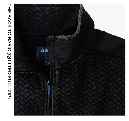 Quilted Full-Zip: The Back To Basic
