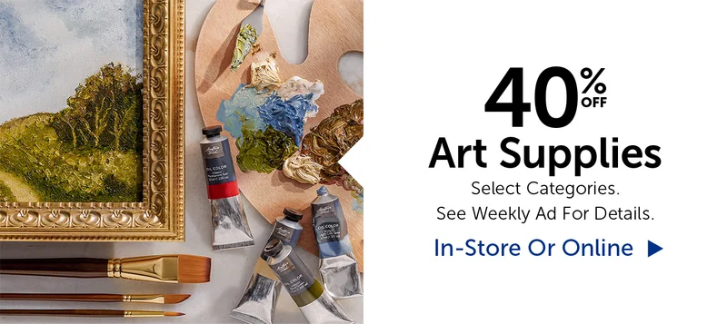 40% Off Art Supplies
