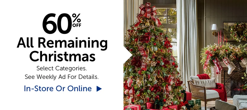 60% Off All Remaining Christmas
