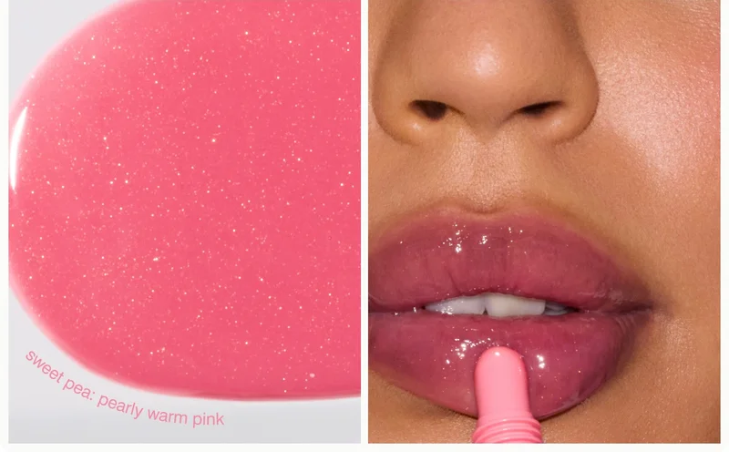 sweet pea: pearly warm pink