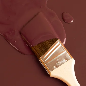 Vintage wet paint brush