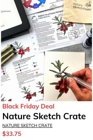 Nature Sketch Crate