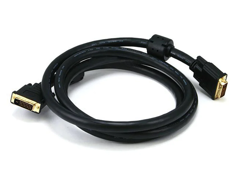 6ft 24AWG CL2 Dual Link DVI-D Cable - Black
