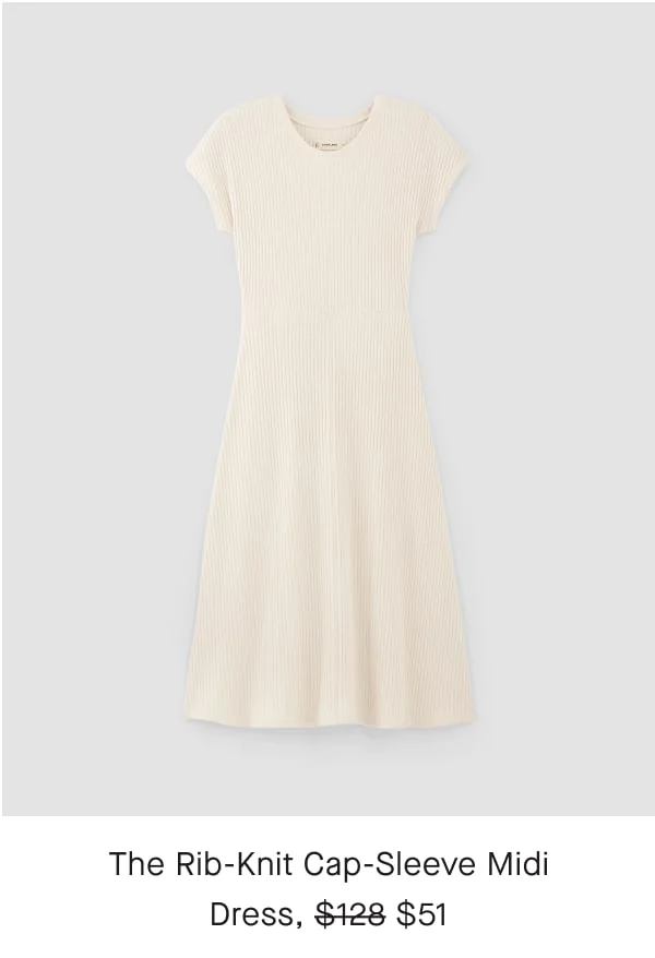[IMAGE]The Rib-Knit Cap-Sleeve Midi
