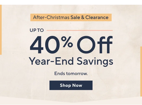 after-christmas sale and clearance