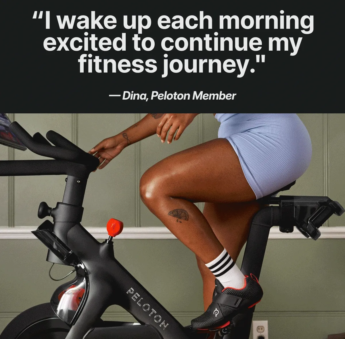 I wake up each morning excited to continue my fitness journey