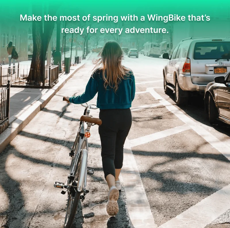 Make the most of spring with a WingBike that’s ready for every adventure.