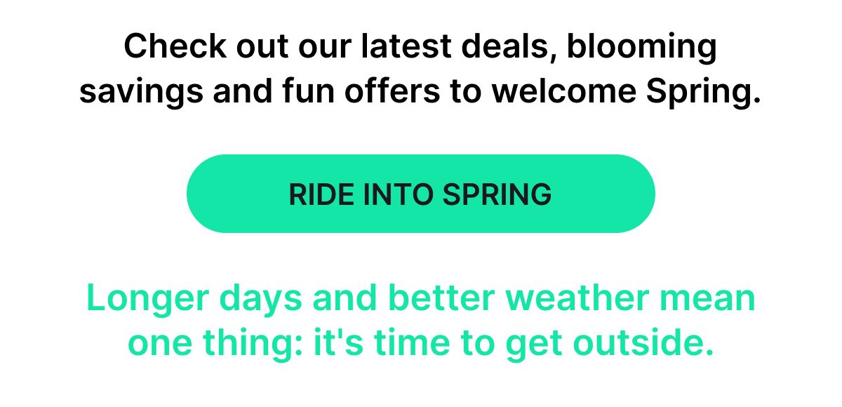 RIDE INTO SPRING